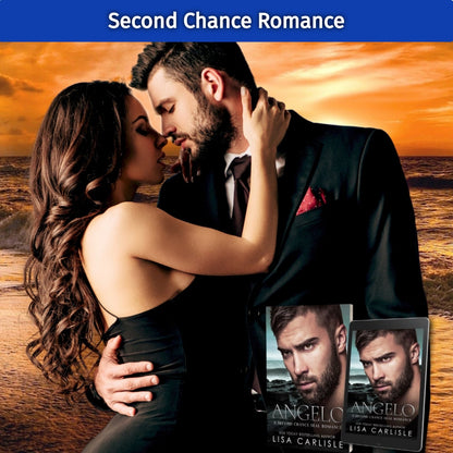 Angelo book cover and second chance romance title